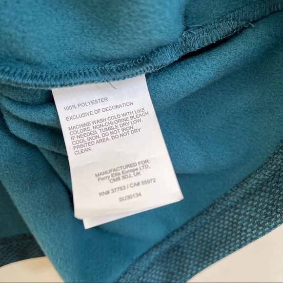 NWT Callaway 1/4 Quarter Zip Pullover Golf Weather Series Dark Green Teal Size L - Picture 14 of 14